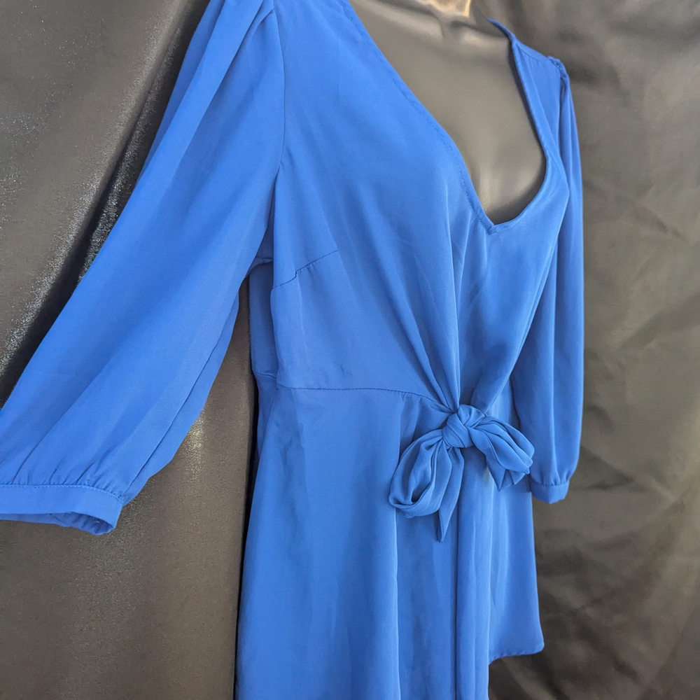 Torrid Royal Blue Long Sleeve Blouse